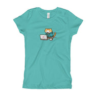 Coder Cat - Youth Girl's T-Shirt